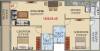 SLV Nakshatra (2BHK+2T (1,206 sq ft) 1206 sq ft)