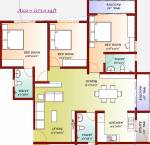 DNA Iris (3BHK+3T (1,375 sq ft) 1375 sq ft)