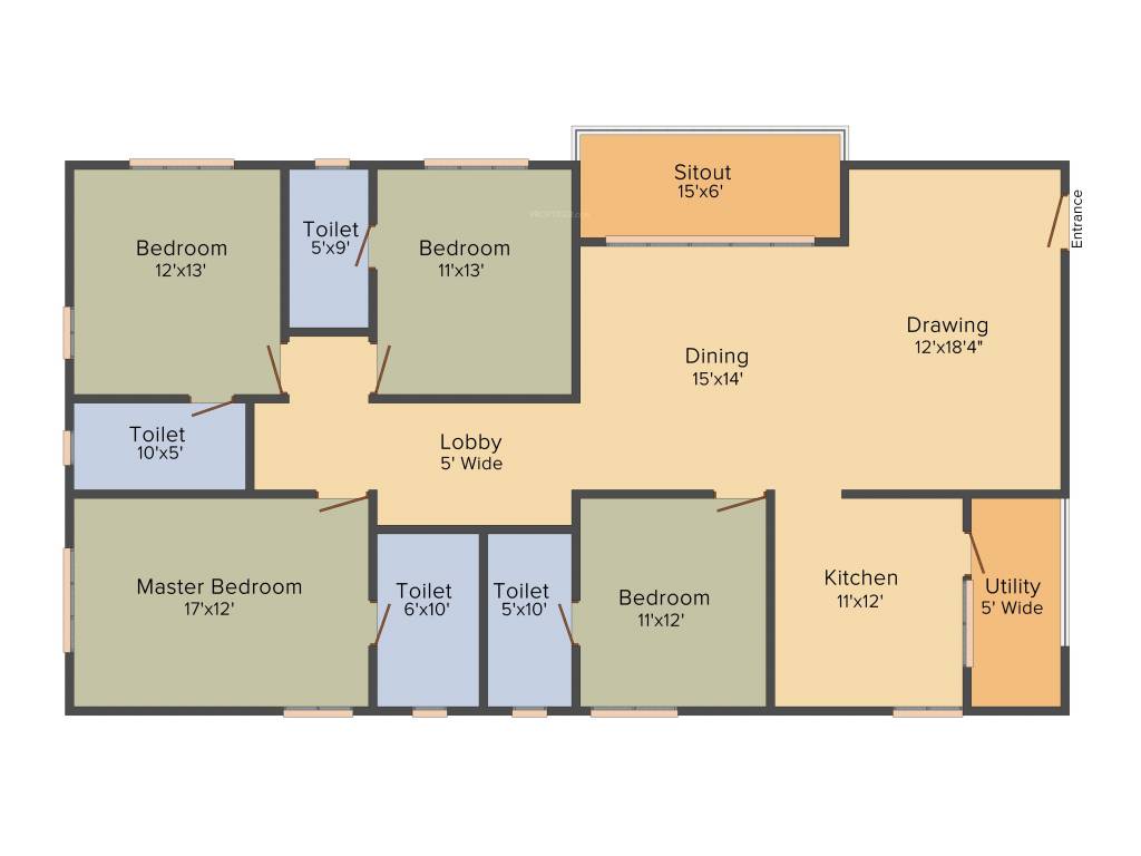 Riddhi Signature (4BHK+4T (2,575 sq ft) 2575 sq ft) Riddhi Signature (4BHK+4T (2,575 sq ft) 2575 sq ft)