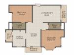 Arjika (2BHK+2T (1,105 sq ft) 1105 sq ft)  Arjika (2BHK+2T (1,105 sq ft) 1105 sq ft)