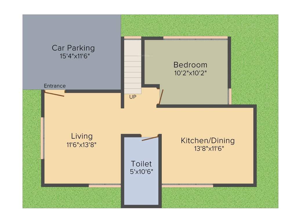 Citrus Belmont Villas (3BHK+3T (1,245 sq ft) 1245 sq ft)