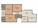 Icarus Usha Residency (3BHK+3T (1,305 sq ft) 1305 sq ft)
