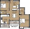 Hallmark Sapphire (2BHK+2T (1,065 sq ft) 1065 sq ft)