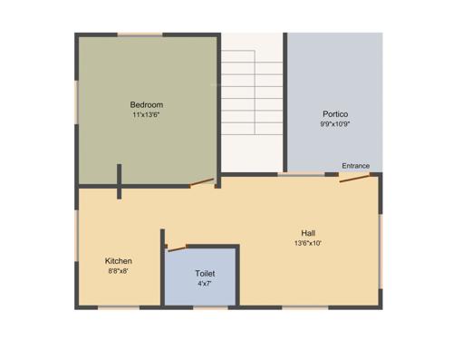 Vetri Sri Sai Green Homes (1BHK+1T (663 sq ft) 663 sq ft)