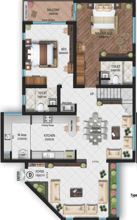  acropolis Floor Plan Lower Level Duplex Plan