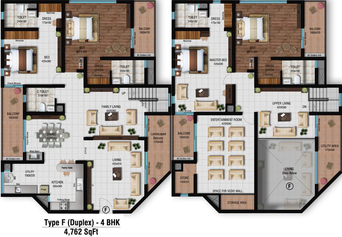 Landmark Acropolis (4BHK+4T (4,762 sq ft) 4762 sq ft)