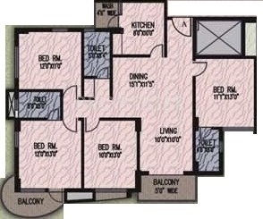 Jain Dream Valley (4BHK+3T (1,860 sq ft) 1860 sq ft) Jain Dream Valley (4BHK+3T (1,860 sq ft) 1860 sq ft)