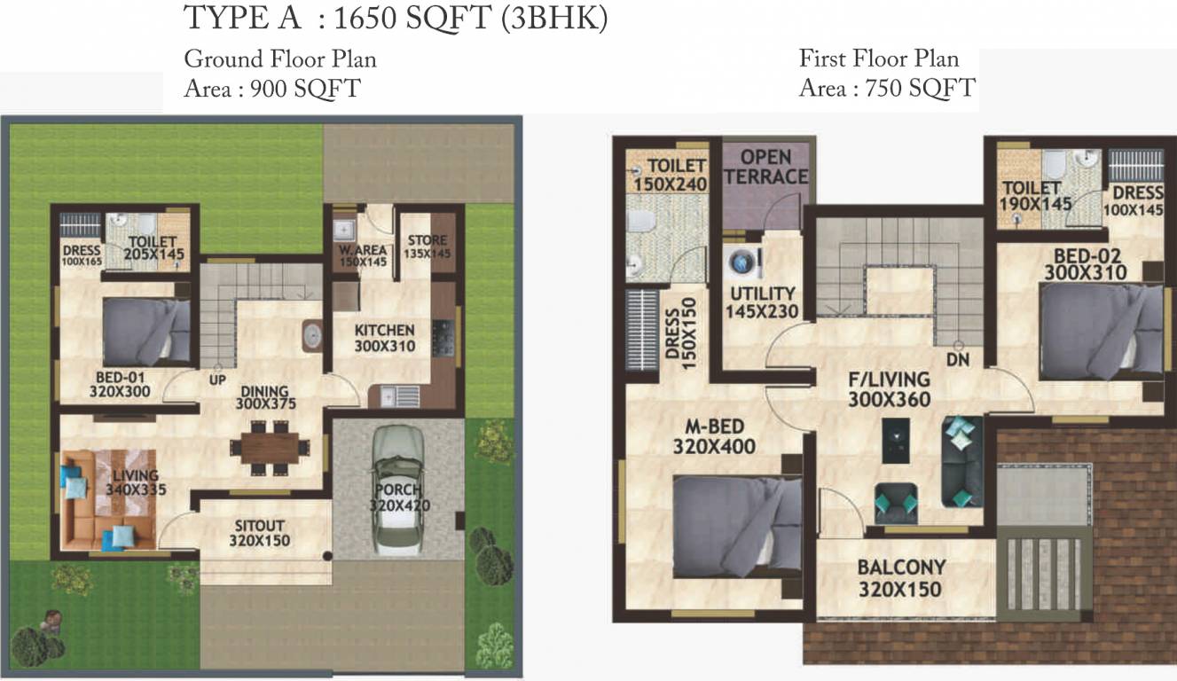 Favourite The Petals Villas (3BHK+3T (1,650 sq ft) 1650 sq ft) Favourite The Petals Villas (3BHK+3T (1,650 sq ft) 1650 sq ft)