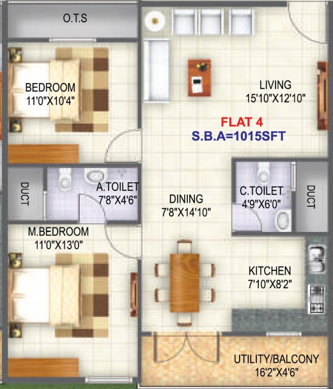SV Nature Lake (2BHK+2T (1,015 sq ft) 1015 sq ft) SV Nature Lake (2BHK+2T (1,015 sq ft) 1015 sq ft)