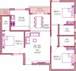 Lakshmi Mylapore Kutchary Road (3BHK+3T (1,267 sq ft) 1267 sq ft)