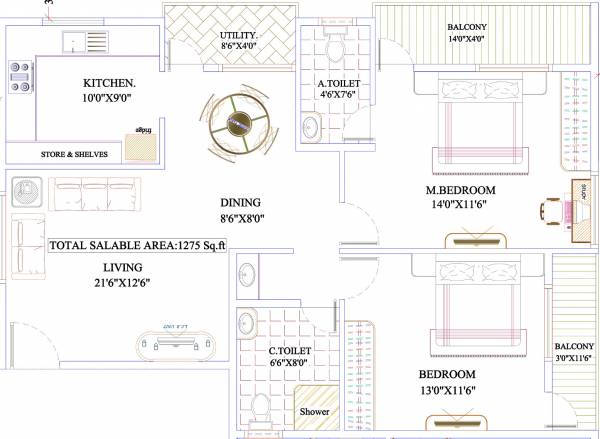  lotus-residency Floor Plan Floor Plan