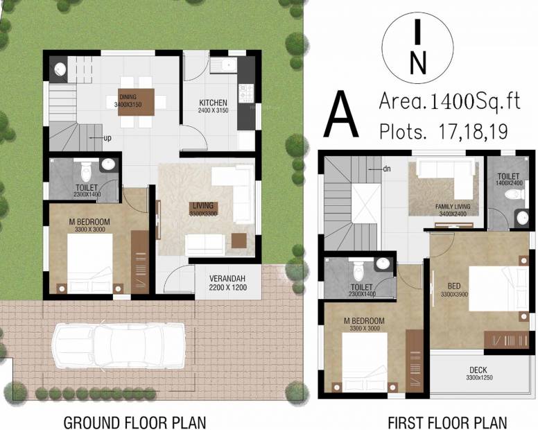 Nucleus Heyday (3BHK+3T (1,400 sq ft) 1400 sq ft)