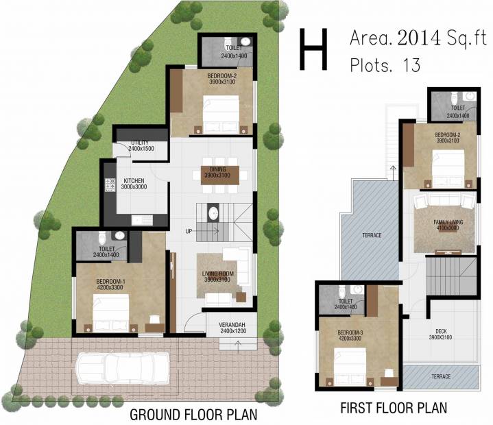 Nucleus Heyday (4BHK+4T (2,014 sq ft) 2014 sq ft)