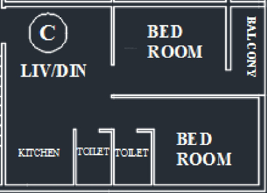 I Land Budding Buds (2BHK+2T (732 sq ft) 732 sq ft)
