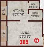 Shree Ganesh Harishchandra Complex (1RK+1T (385 sq ft) 385 sq ft)