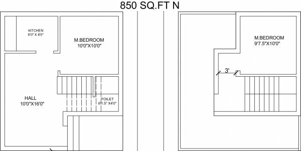Manchester Apple Garden (2BHK+1T (850 sq ft) 850 sq ft)