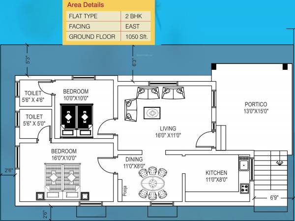 SSS Apple Garden (2BHK+2T (1,050 sq ft) 1050 sq ft) SSS Apple Garden (2BHK+2T (1,050 sq ft) 1050 sq ft)