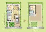 Floor Plan (2BHK+2T) Janani Realtors AVS Residency Floor Plan (2BHK+2T)