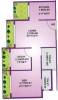 Ganesha Sai Prince (1BHK+2T (650 sq ft)   Study Room 650 sq ft)