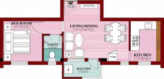 Pearl Abacus (1BHK+1T (581 sq ft) 581 sq ft) Pearl Abacus (1BHK+1T (581 sq ft) 581 sq ft)