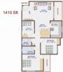 Suraksha Sunflower (2BHK+2T (1,410 sq ft)   Study Room 1410 sq ft)
