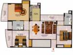 The Antriksh Greens (3BHK+2T (1,455 sq ft) 1455 sq ft)
