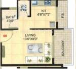 Eco Shree Rajaram Niwas (1BHK+1T (585 sq ft) 585 sq ft)