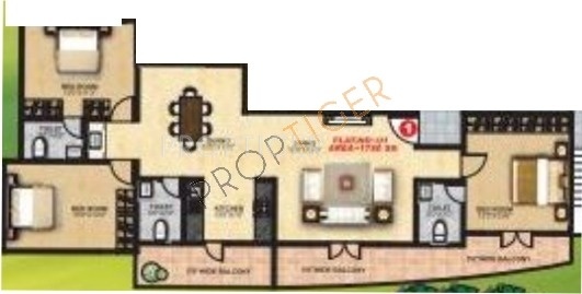 Shravanthi Prosper (3BHK+3T (1,780 sq ft) 1780 sq ft) Shravanthi Prosper (3BHK+3T (1,780 sq ft) 1780 sq ft)