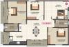 BM Lavendor (3BHK+2T (1,344 sq ft) 1344 sq ft)
