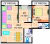 Dharti Park (1BHK+2T (665 sq ft) 665 sq ft)