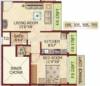 C J Group Harmony II Floor Plan (1BHK+1T)