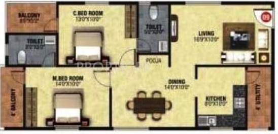 Viceroy Splendor (2BHK+2T (1,191 sq ft) 1191 sq ft) Viceroy Splendor (2BHK+2T (1,191 sq ft) 1191 sq ft)