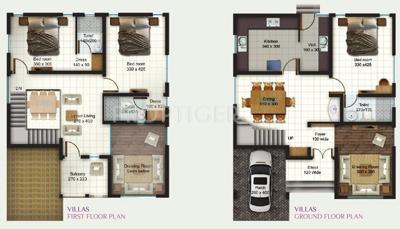 Asha Floret Villas (3BHK+3T (1,800 sq ft) 1800 sq ft) Asha Floret Villas (3BHK+3T (1,800 sq ft) 1800 sq ft)