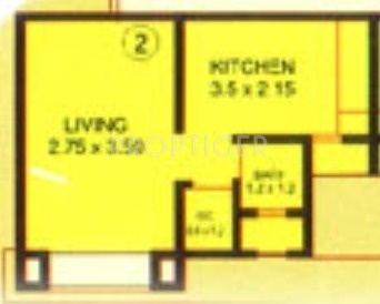 Parshva Anand Mangal Complex (1BHK+1T (565 sq ft) 565 sq ft)