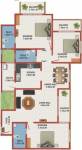MJ Lifestyle Amadeus (3BHK+3T (1,620 sq ft) 1620 sq ft)