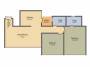 Saanvi Sky Sol (2BHK+2T (1,105 sq ft) 1105 sq ft)
