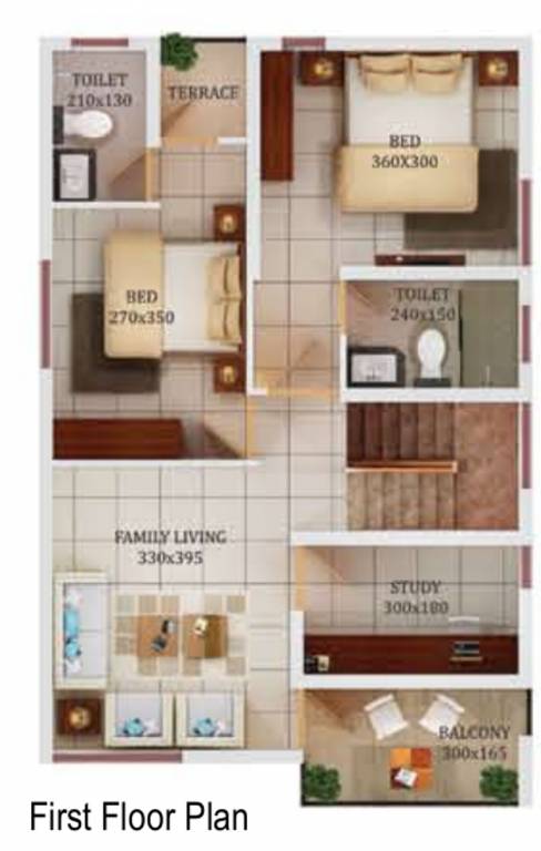 Accord Ferry Bay (4BHK+4T (1,856 sq ft) + Study Room 1856 sq ft)