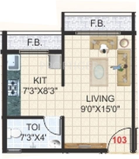 Space Krishna Park (1BHK+1T (397 sq ft) 397 sq ft) Space Krishna Park (1BHK+1T (397 sq ft) 397 sq ft)