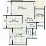 Anchit Towers (2BHK+2T (1,080 sq ft) 1080 sq ft)