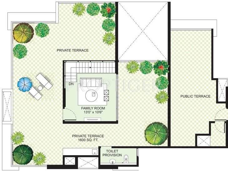 Marvel Arco (3BHK+4T (3,150 sq ft)   Servant Room 3150 sq ft)