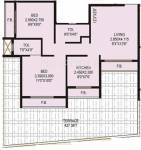 Earth Builders Paarvati Aangan Floor Plan (2BHK+2T)