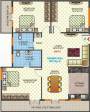 SVR Icon Heights (3BHK+2T (1,491 sq ft) 1491 sq ft)