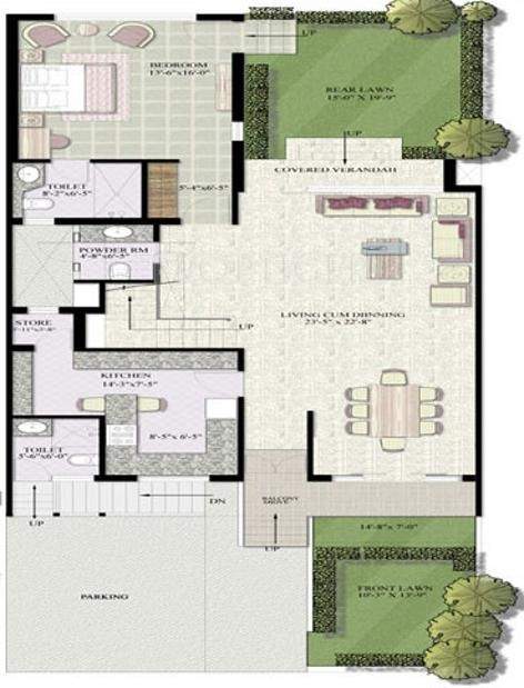 Jaypee Kallisto Townhomes (4BHK+4T (3,350 sq ft) 3350 sq ft)