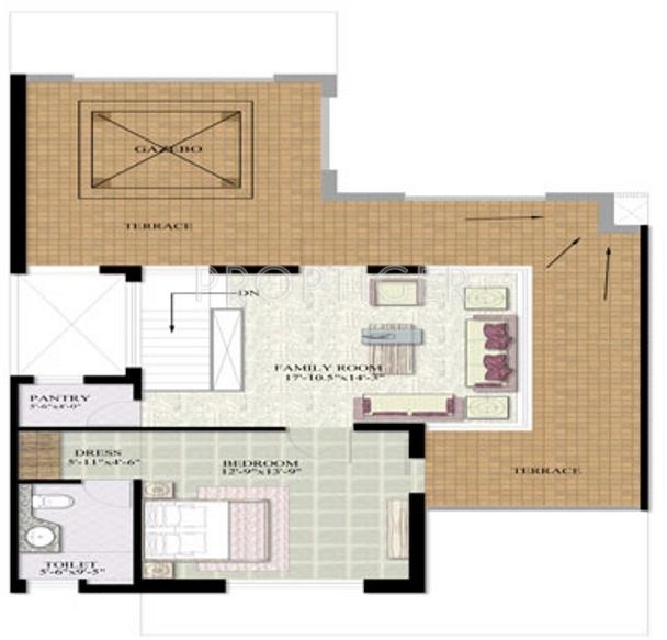 Jaypee Kallisto Townhomes (4BHK+4T (3,350 sq ft) 3350 sq ft)