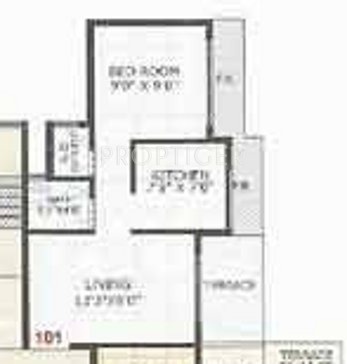 Aansh Ganesh Plaza (1BHK+1T (620 sq ft) 620 sq ft)