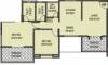 RK Akshay Tower (2BHK+2T (997 sq ft) 997 sq ft)