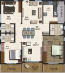 Vajra Jasmine County (3BHK+3T (2,075 sq ft) + Pooja Room 2075 sq ft)