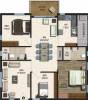 Vajra Jasmine County (3BHK+3T (1,545 sq ft) + Pooja Room 1545 sq ft)