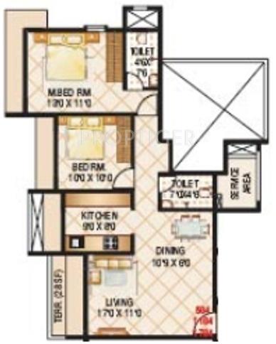 B and M Millennium Avanish (2BHK+2T (1,420 sq ft) 1420 sq ft) B and M Millennium Avanish (2BHK+2T (1,420 sq ft) 1420 sq ft)