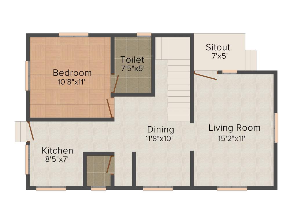 Anvita Grand View Villas (3BHK+4T (1,438 sq ft) 1438 sq ft)